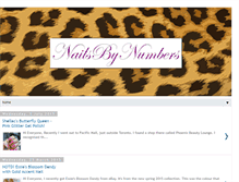 Tablet Screenshot of nailsbynumbers.com